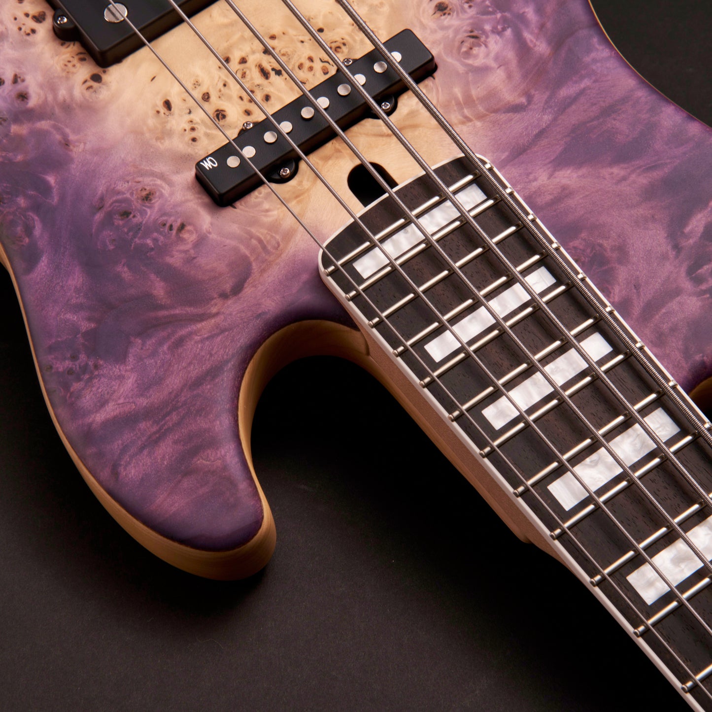Mayones Jabba Custom EP 5 - Trans Natural Fade Purple Burst