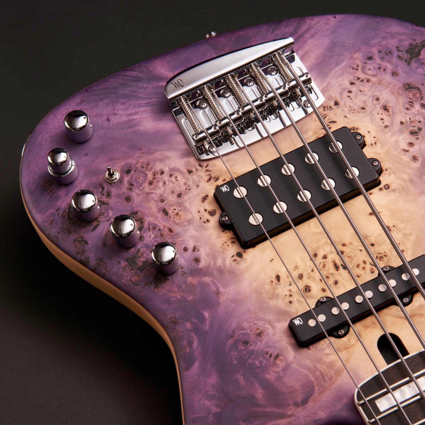 Mayones Jabba Custom EP 5 - Trans Natural Fade Purple Burst