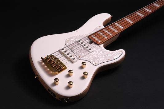 Mayones Jabba HF 5 Fretless 2026 - Monolith White