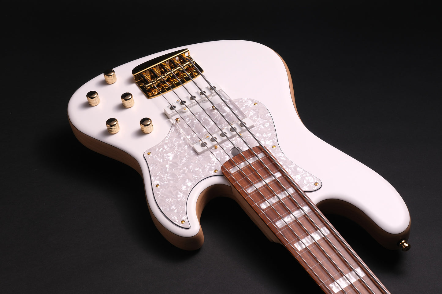Mayones Jabba HF 5 Fretless 2026 - Monolith White