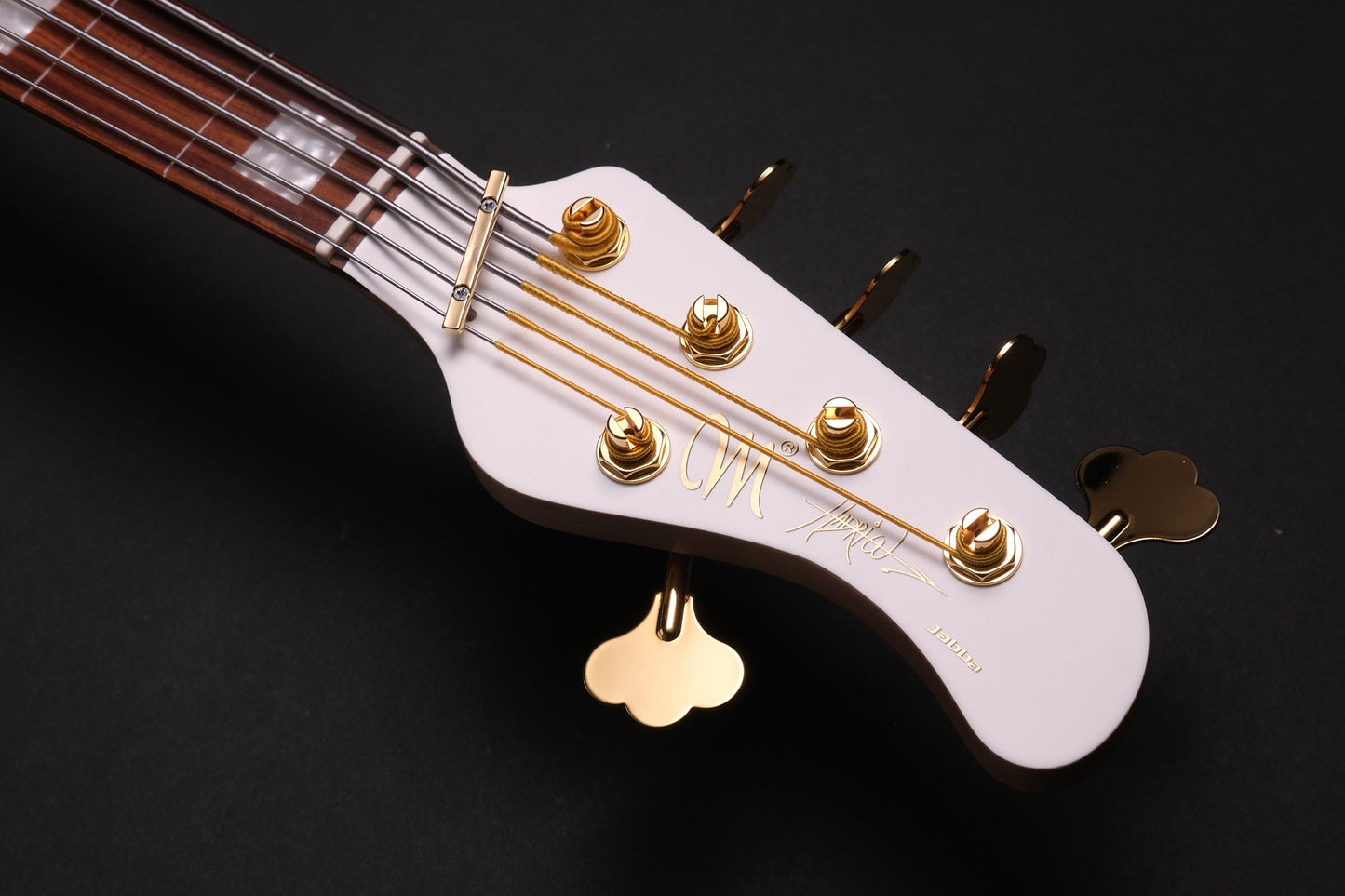 Mayones Jabba HF 5 Fretless 2026 - Monolith White