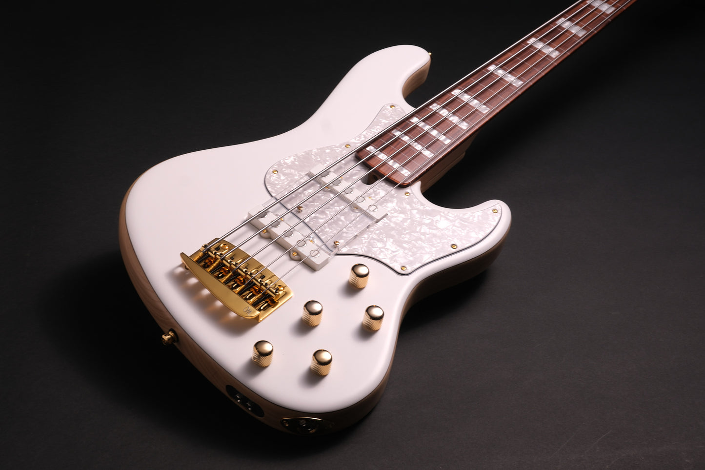Mayones Jabba HF 5 Fretless 2026 - Monolith White