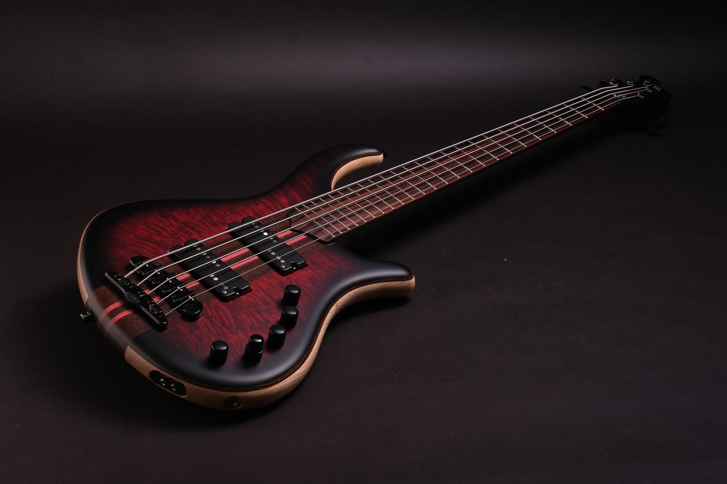 Mayones Patriot 5 - Trans Dirty-Red Burst