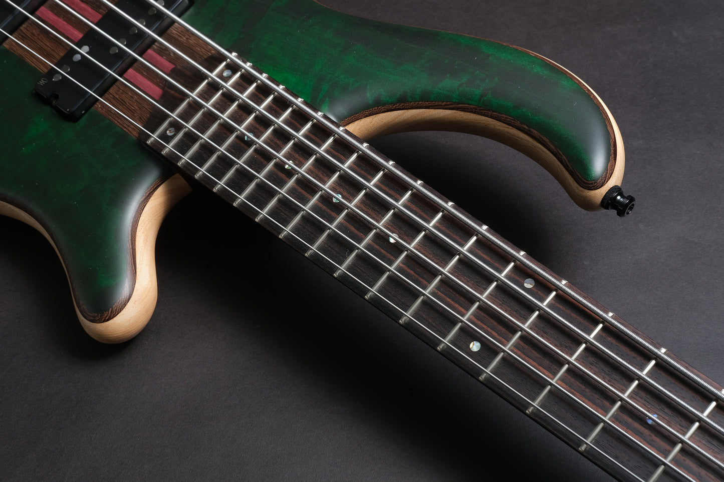 Mayones Patriot 5 Custom - Trans Emerald-Green Satine