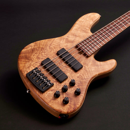 Overwater Hybrid Custom 5 - Figured Olive Ash Natural Satin