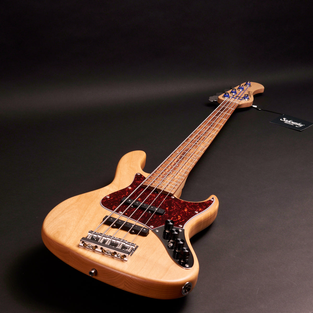 Sadowsky MetroLine 22-Fret Will Lee 5 Alder Morado Natural Transparent Satin 5-string bass at Bass Freaks