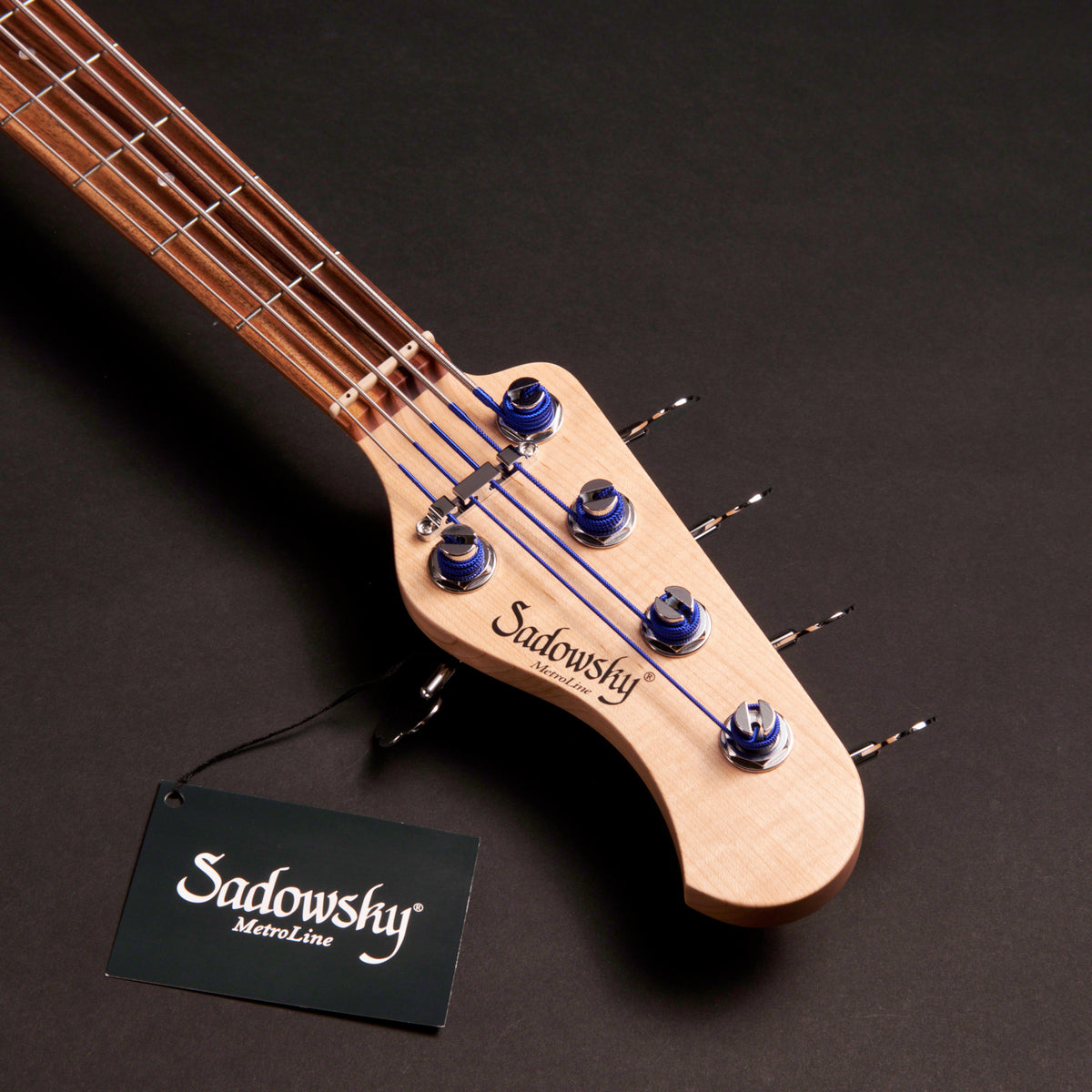 Sadowsky MetroLine 22-Fret Will Lee 5 Alder Morado Natural Transparent Satin 5-string bass at Bass Freaks