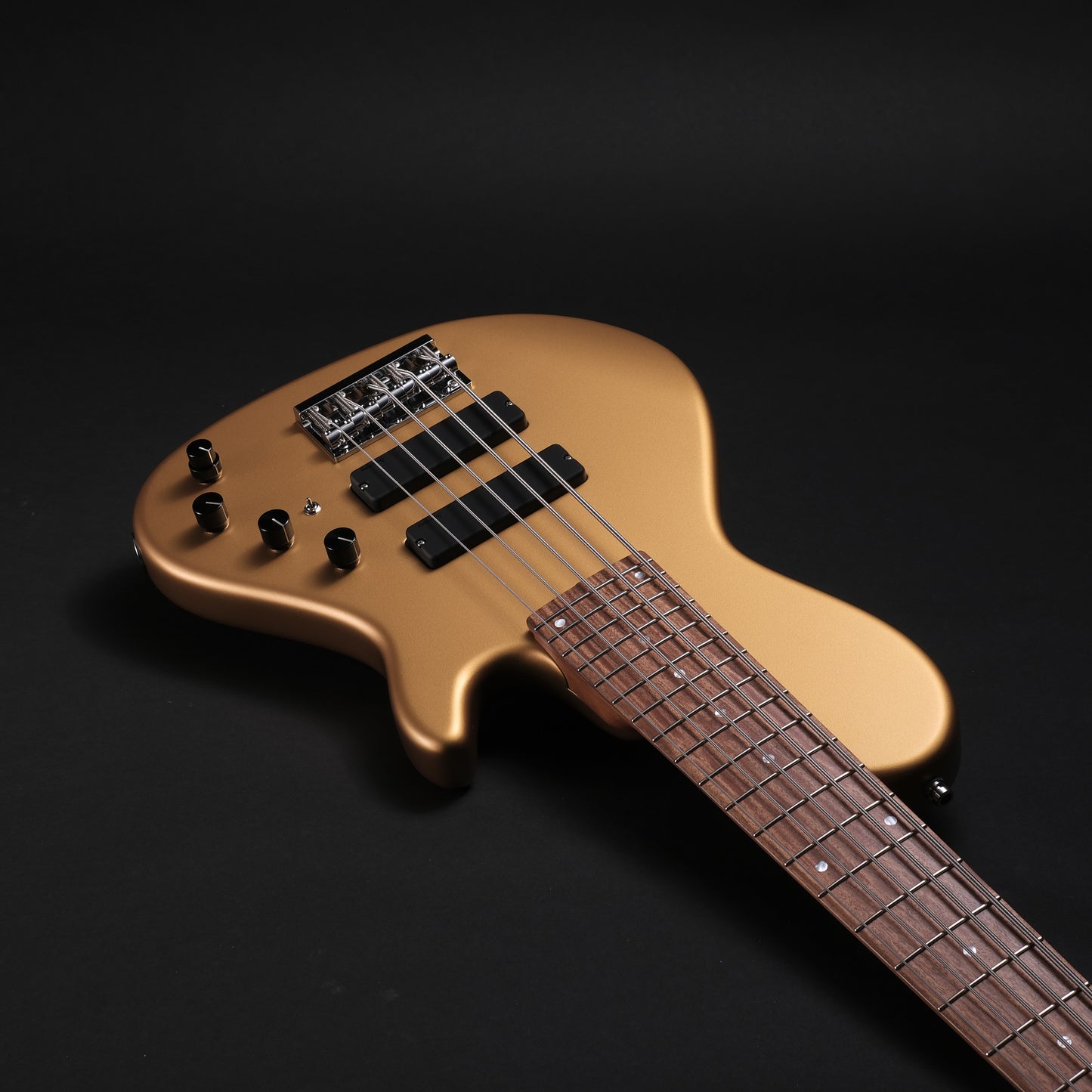 Sadowsky MasterBuilt Singlecut 5 - Solid Firemist Gold Satin