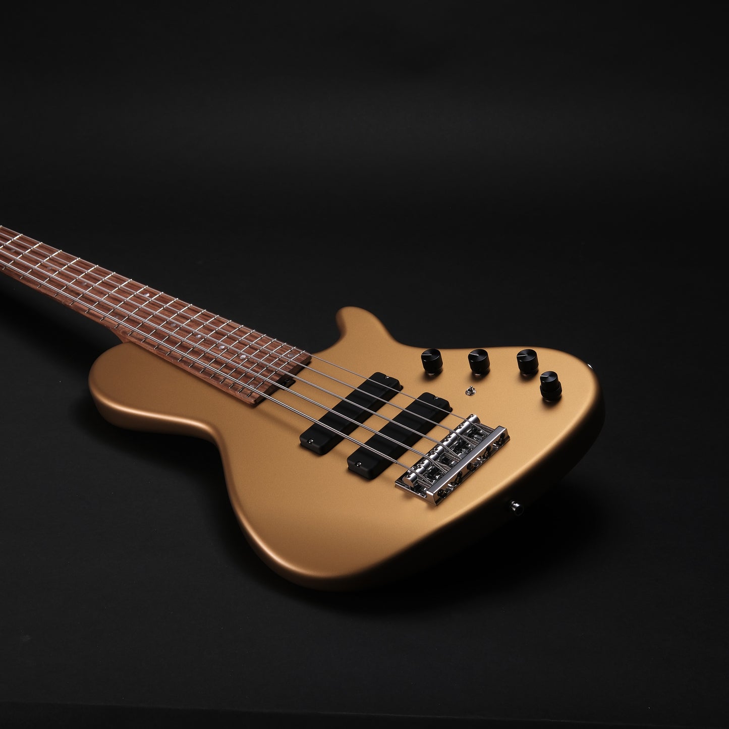 Sadowsky MasterBuilt Singlecut 5 - Solid Firemist Gold Satin