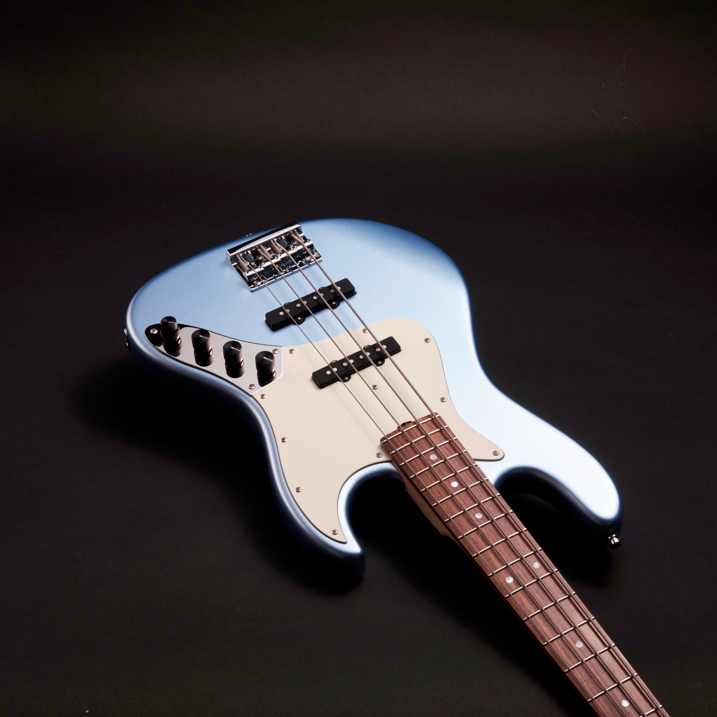 Sadowsky MetroLine 21-Fret Vintage J/J 4 - Solid Ice Blue Metallic Satin