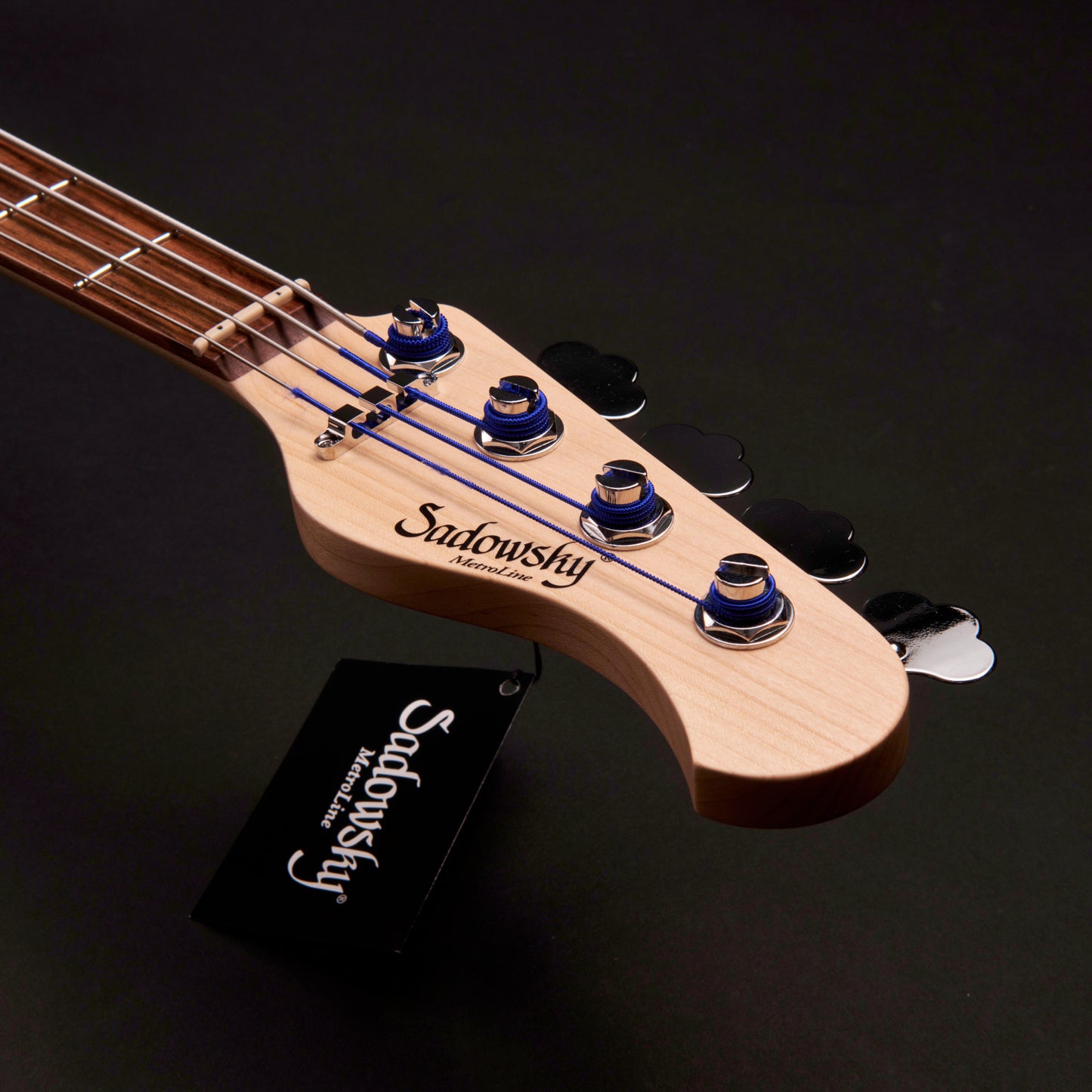 Sadowsky MetroLine 21-Fret Vintage J/J 4 - Solid Ice Blue Metallic Satin