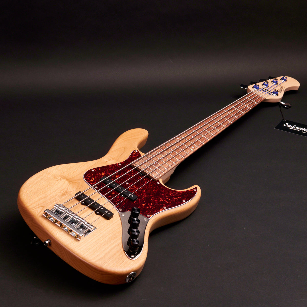 Sadowsky MetroLine 21-Fret Vintage J/J 5 Natural Transparent Satin 5-string bass at Bass Freaks