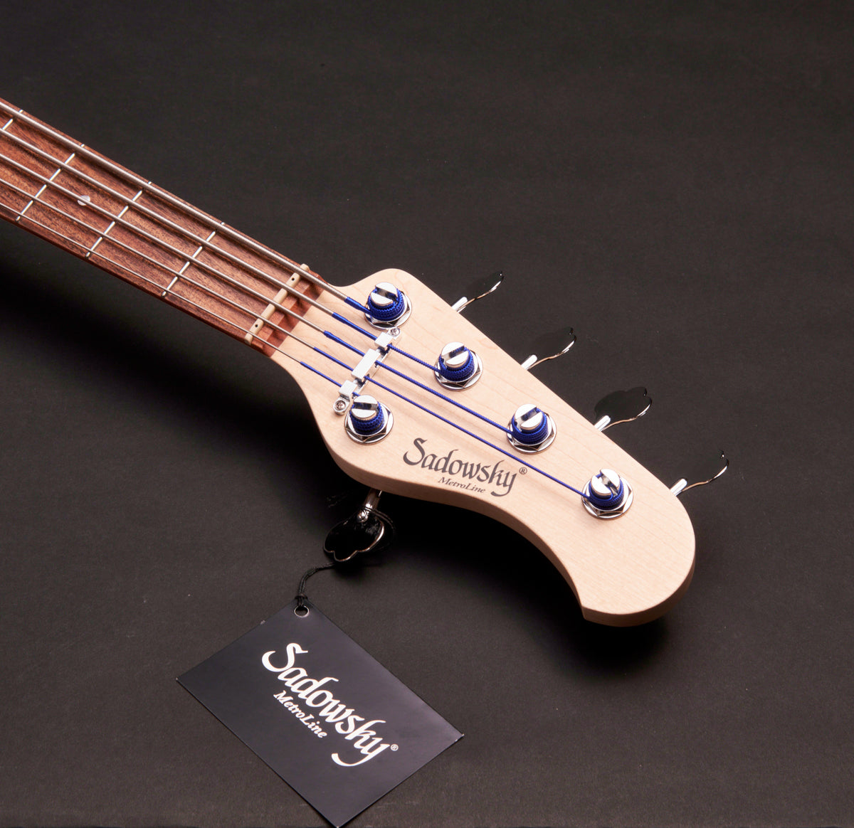 Sadowsky MetroLine 21-Fret Vintage J/J 5 Natural Transparent Satin 5-string bass at Bass Freaks