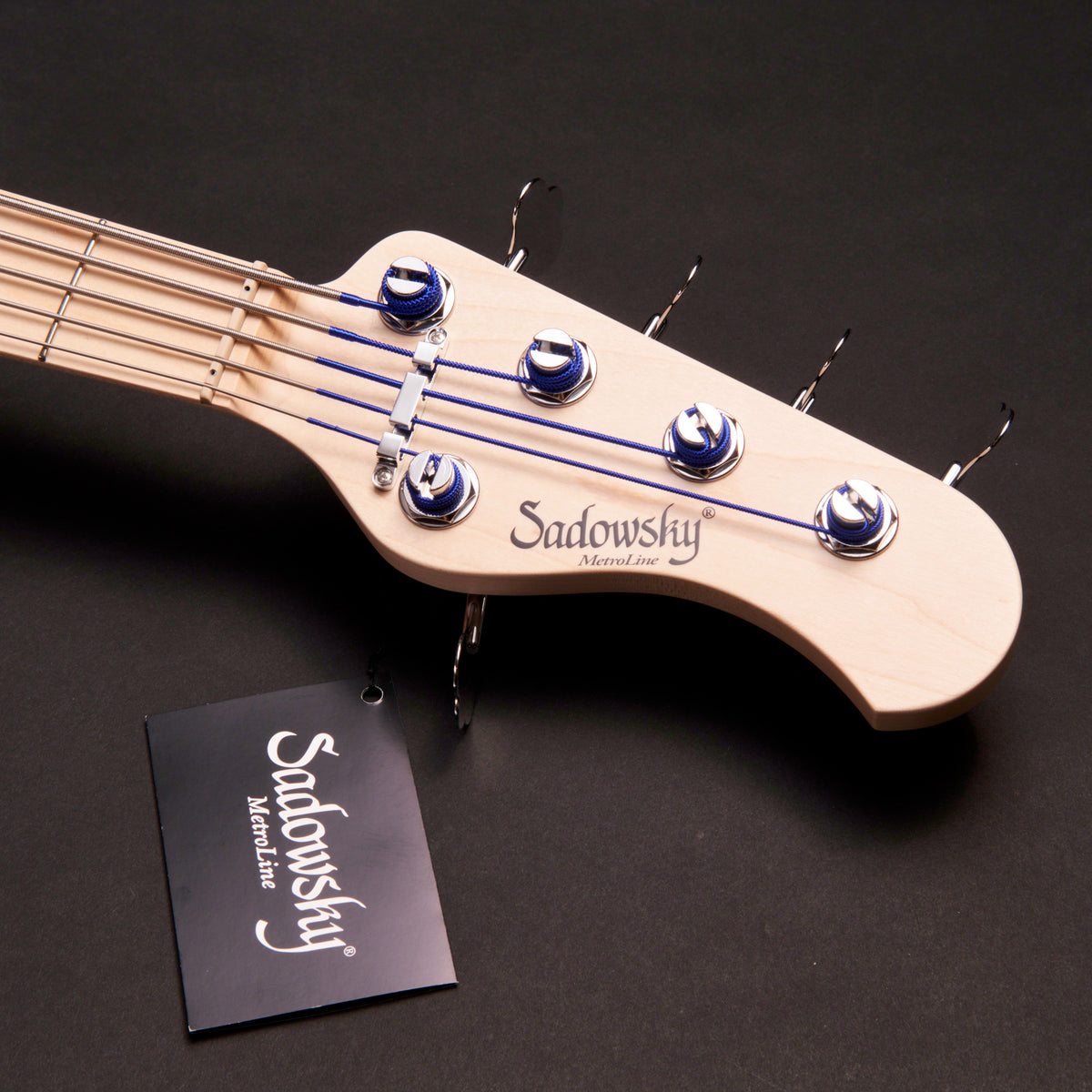 Sadowsky MetroLine 22-Fret Will Lee 5 Natural Transparent Satin 5-string bass, 3.55 kg, at Bass Freaks