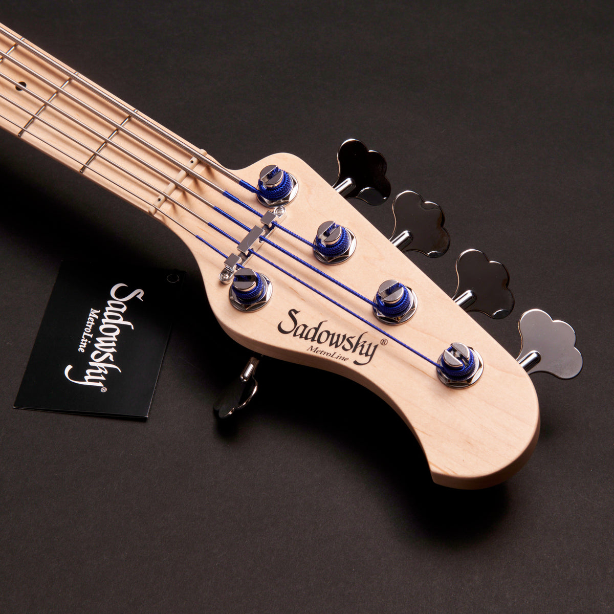Sadowsky MetroLine 22-Fret Will Lee 5 Natural Transparent Satin 5-string bass, 3.61 kg, at Bass Freaks