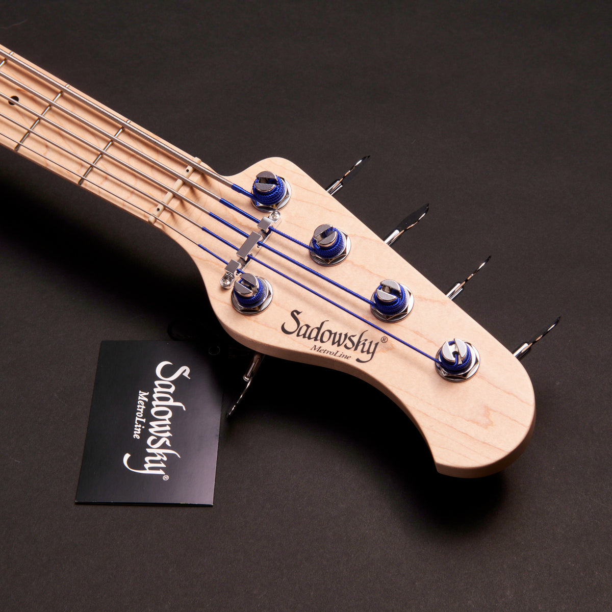 Sadowsky MetroLine 22-Fret Will Lee 5 Natural Transparent Satin 5-string bass, 3.63 kg, at Bass Freaks