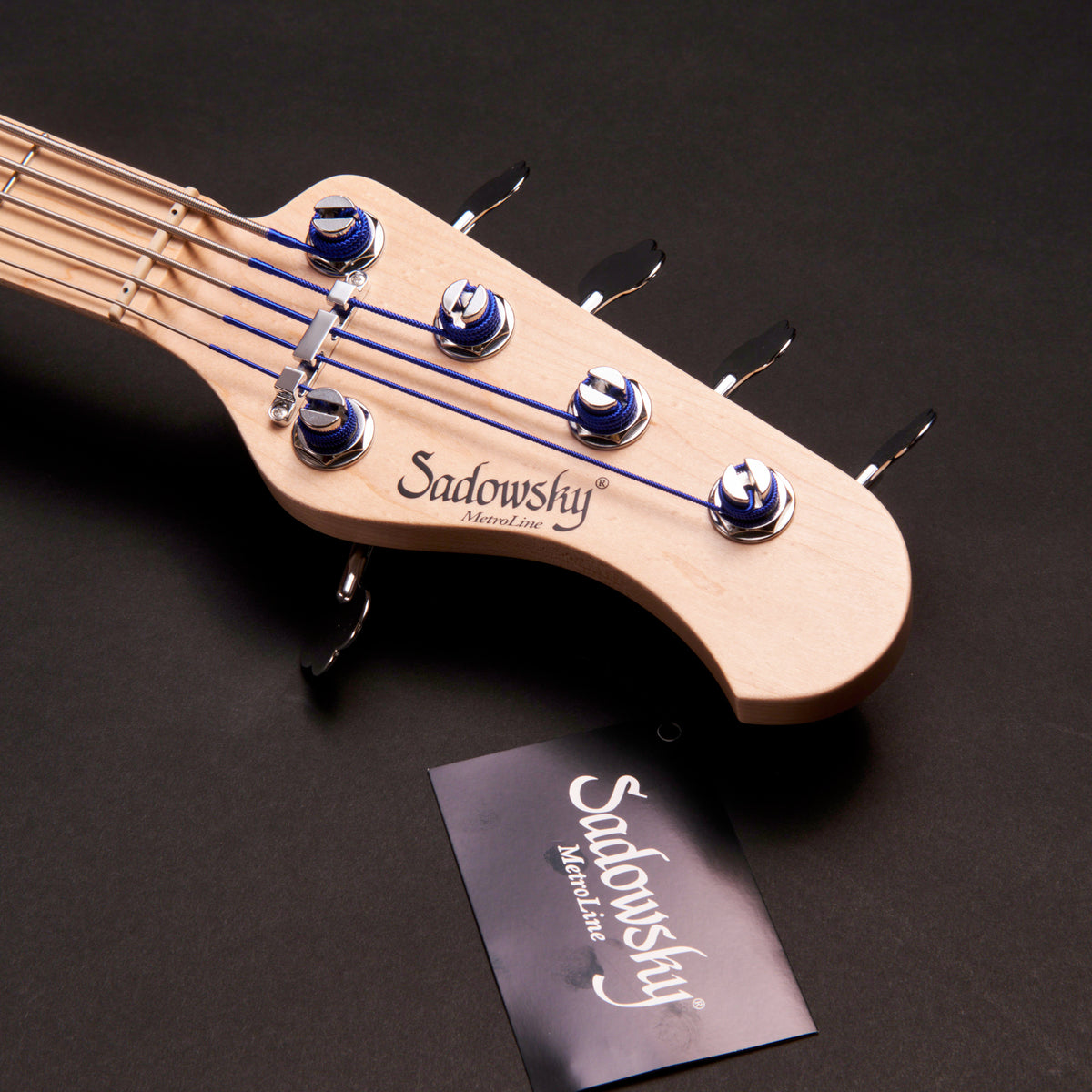 Sadowsky MetroLine 22-Fret Will Lee 5 Natural Transparent Satin 5-string bass, 3.64 kg, at Bass Freaks