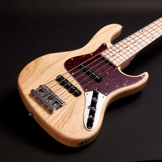 Sadowsky MetroLine 22-Fret Will Lee 5 Natural Transparent Satin 5-string bass, 3.73 kg, at Bass Freaks