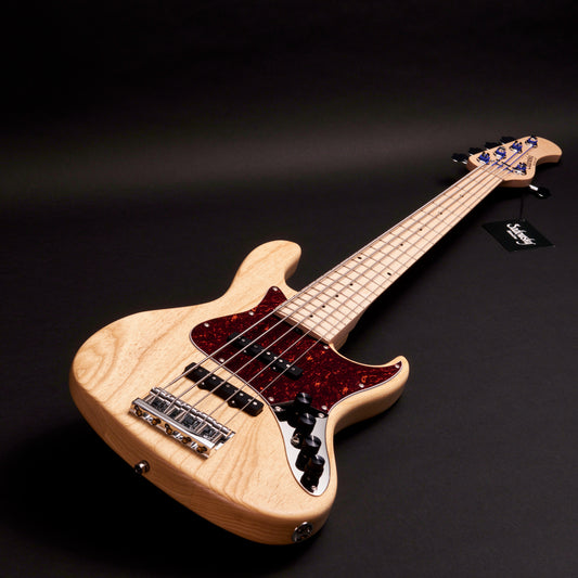 Sadowsky MetroLine 22-Fret Will Lee 5 Natural Transparent Satin 5-string bass, 3.73 kg, at Bass Freaks