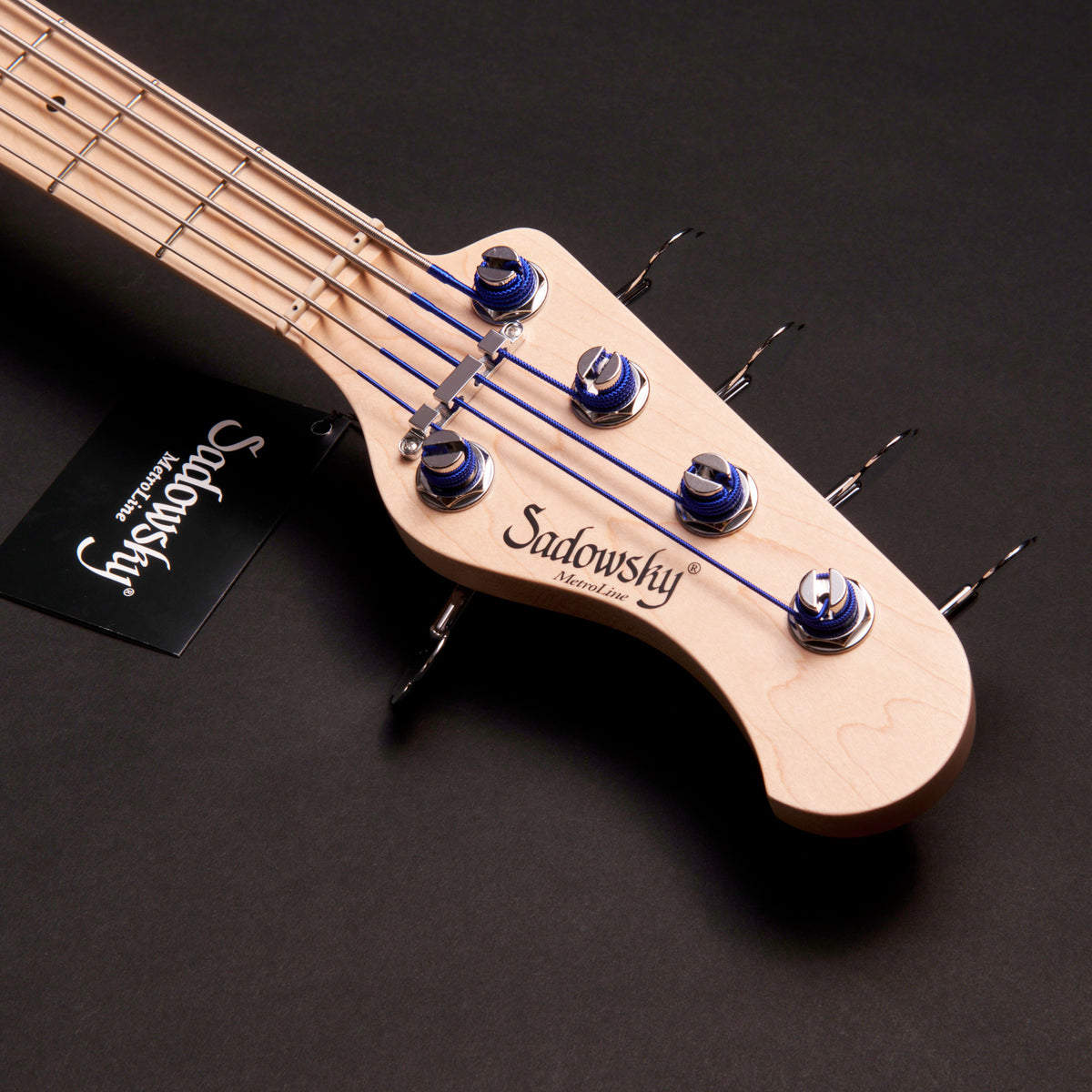 Sadowsky MetroLine 22-Fret Will Lee 5 Natural Transparent Satin 5-string bass, 3.73 kg, at Bass Freaks