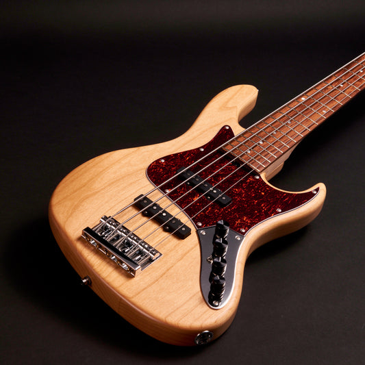 Sadowsky MetroLine 22-Fret Will Lee 5 Alder Morado - Natural Transparent Satin, 3.64 kg