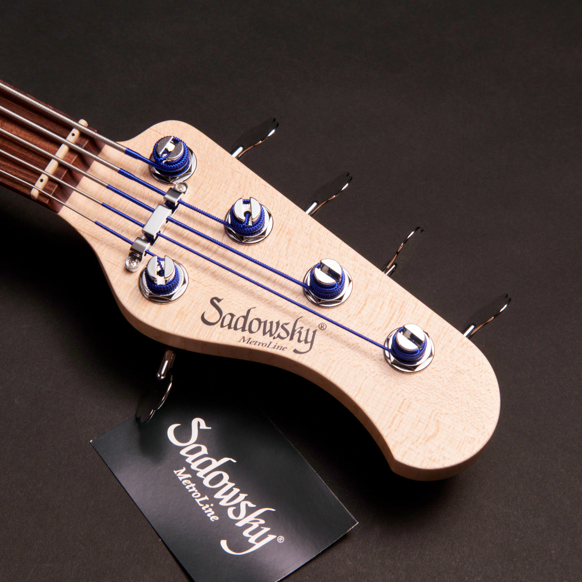 Sadowsky MetroLine 22-Fret Will Lee 5 Alder Morado - Natural Transparent Satin, 3.64 kg