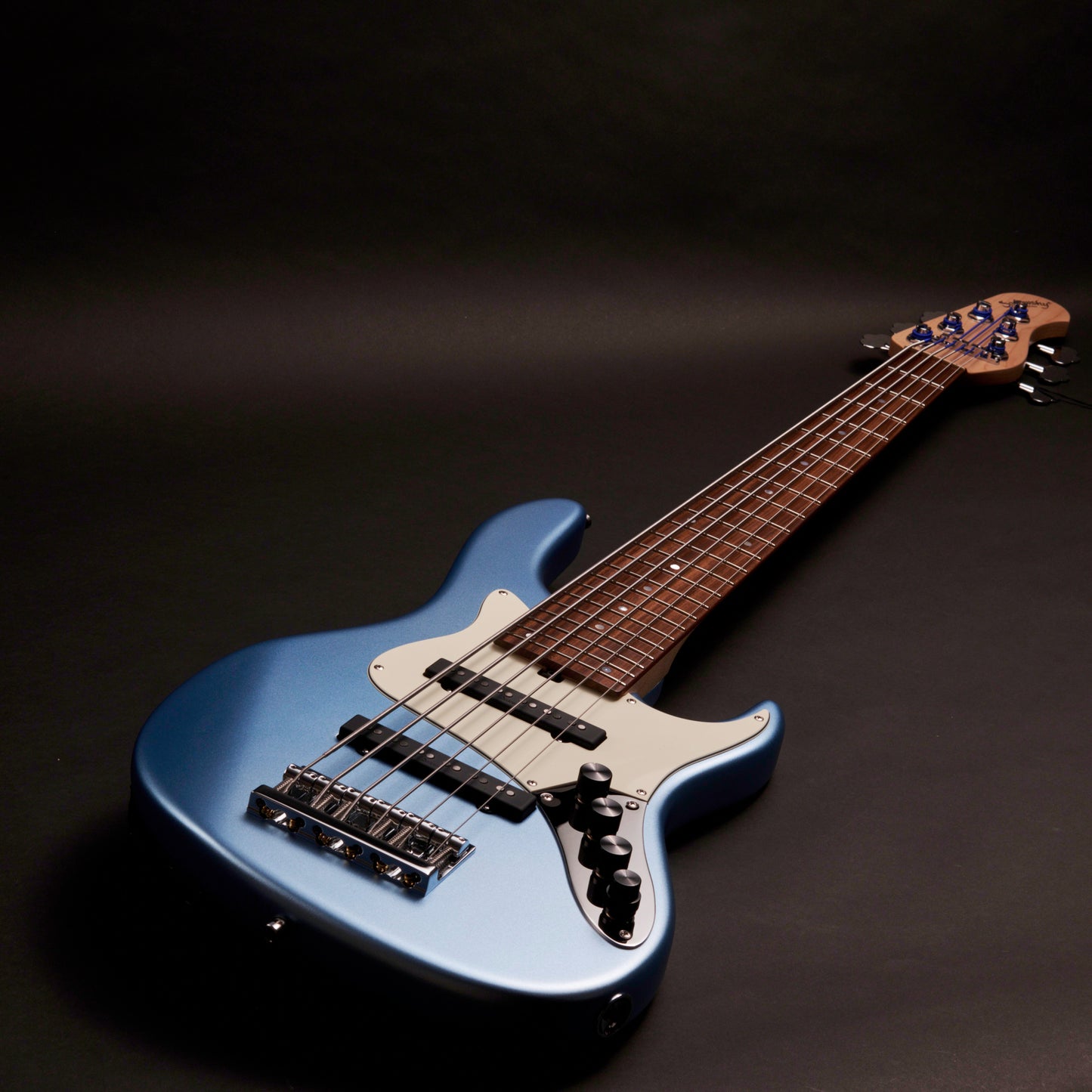 Sadowsky MetroLine 24-Fret Vintage J 6 - Solid Ice Blue Metallic Satin