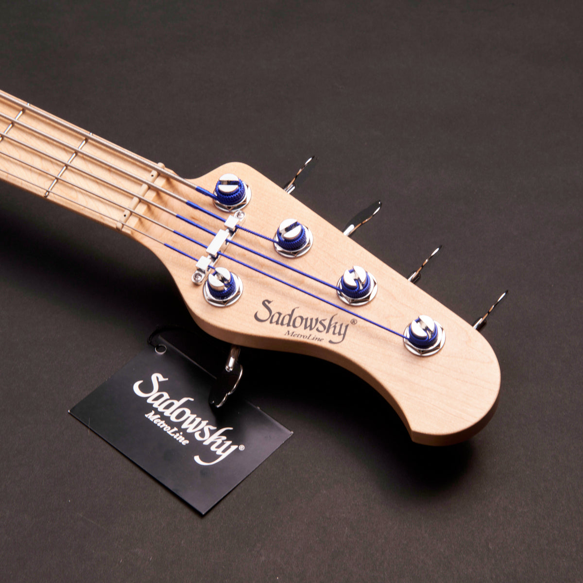 Sadowsky MetroLine Modern 5 24-Fret Ocean Blue Transparent Satin, bajo eléctrico de 5 cuerdas en Bass Freaks