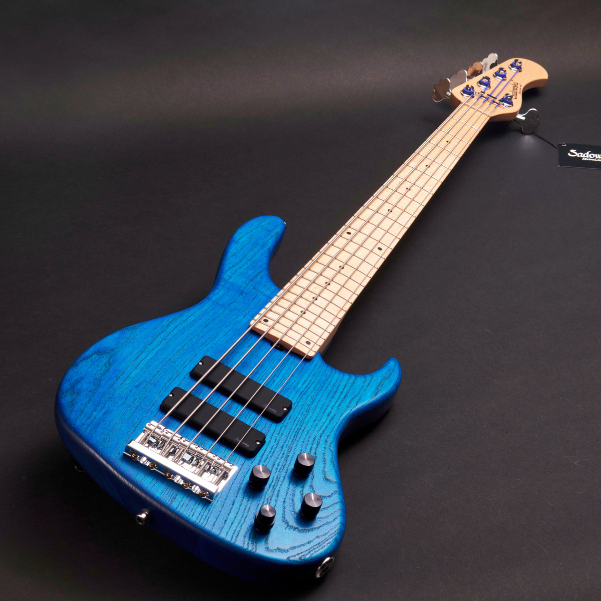 Sadowsky MetroLine Modern 5 24-Fret Ocean Blue Transparent Satin, bajo eléctrico de 5 cuerdas en Bass Freaks
