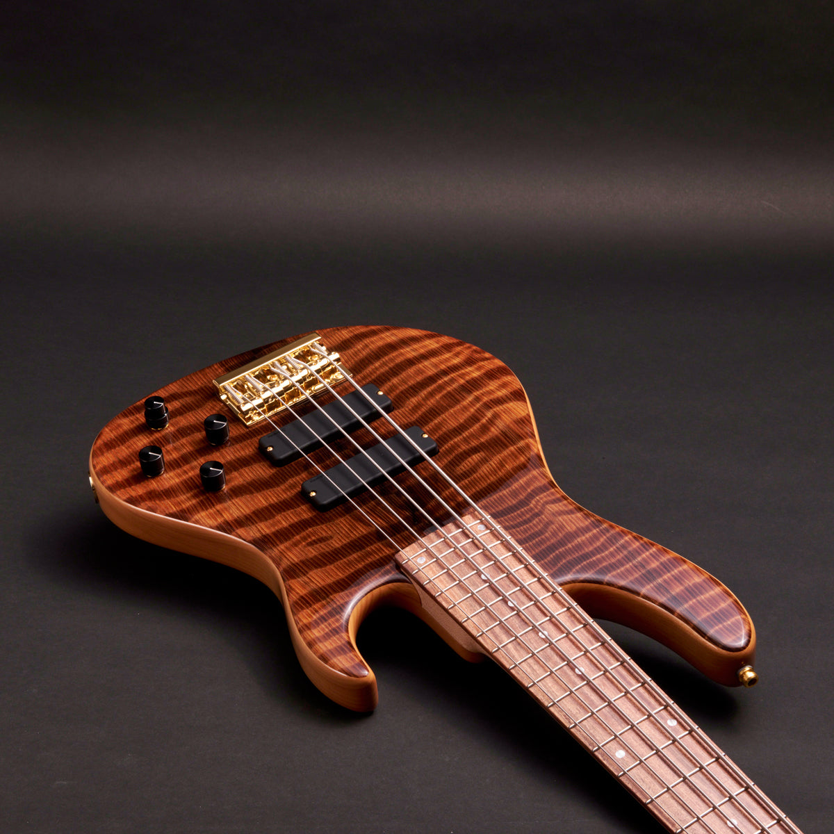Sadowsky MetroLine Modern 5 24-Fret Special Edition Curly Sinker Redwood 5-string bass at Bass Freaks
