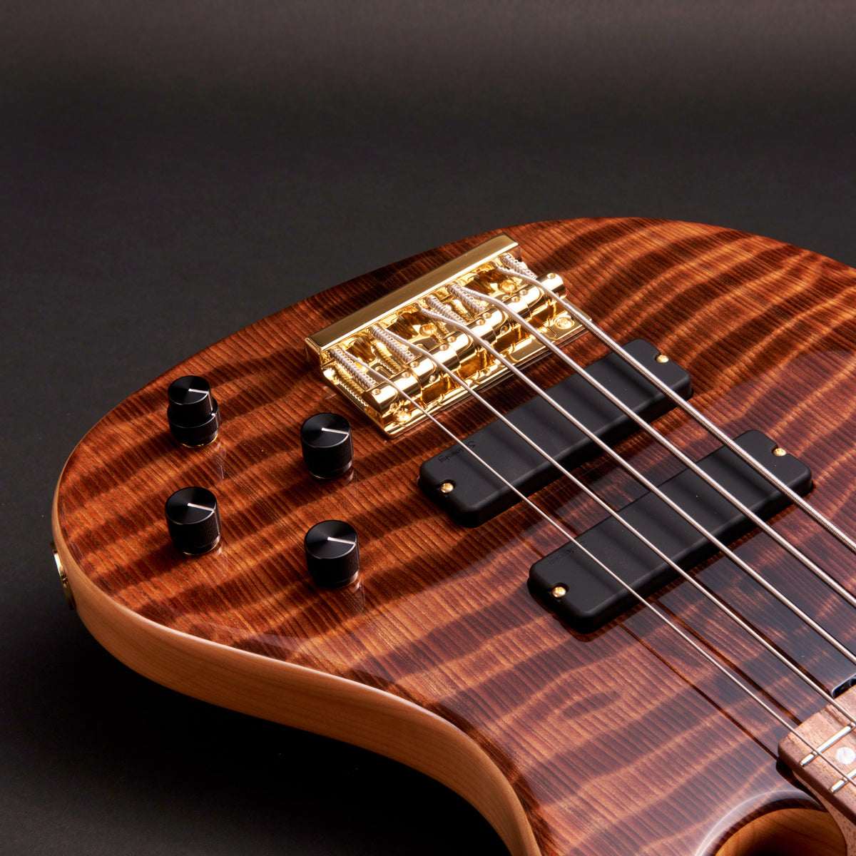 Sadowsky MetroLine Modern 5 24-Fret Special Edition Curly Sinker Redwood 5-string bass at Bass Freaks