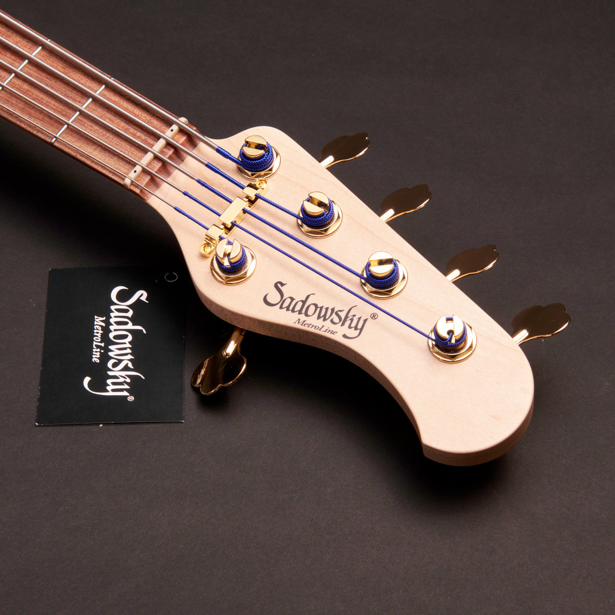 Sadowsky MetroLine Modern 5 24-Fret Special Edition Curly Sinker Redwood 5-string bass at Bass Freaks