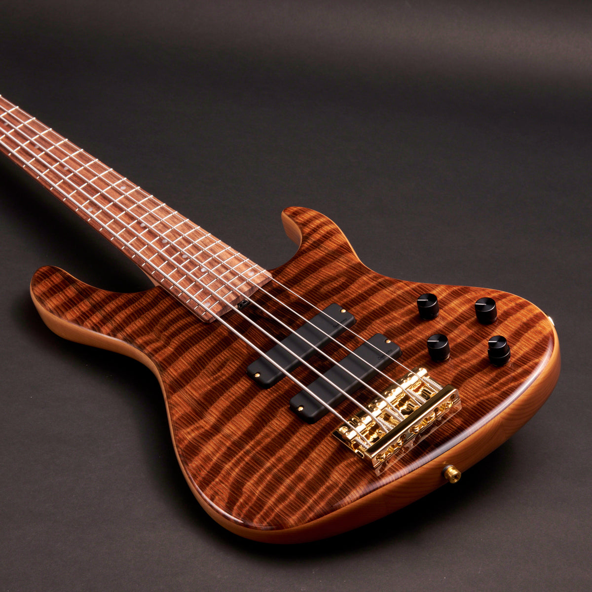 Sadowsky MetroLine Modern 5 24-Fret Special Edition Curly Sinker Redwood 5-string bass at Bass Freaks