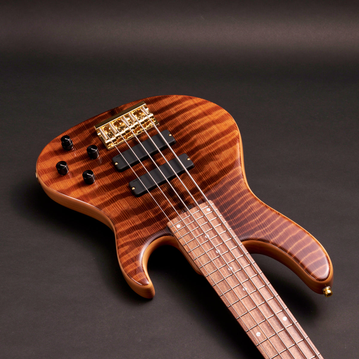 Sadowsky MetroLine Modern 5 24-Fret Special Edition Curly Sinker Redwood 5-string bass at Bass Freaks