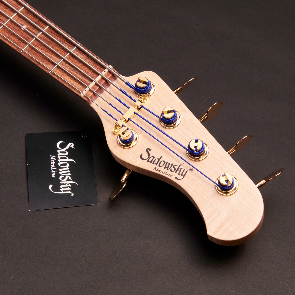 Sadowsky MetroLine Modern 5 24-Fret Special Edition Curly Sinker Redwood 5-string bass at Bass Freaks