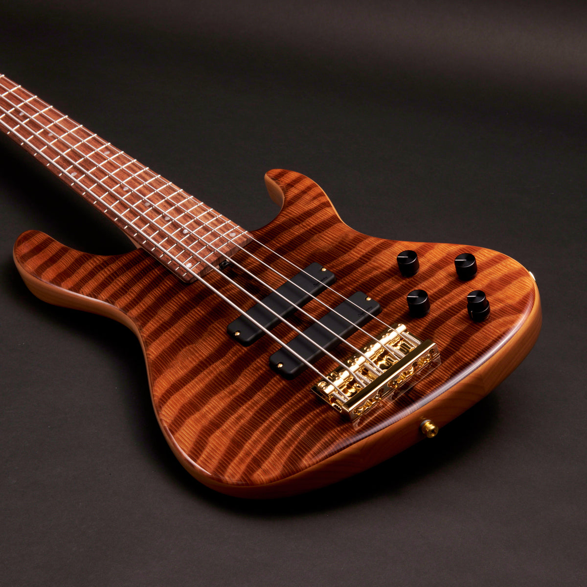 Sadowsky MetroLine Modern 5 24-Fret Special Edition Curly Sinker Redwood 5-string bass at Bass Freaks
