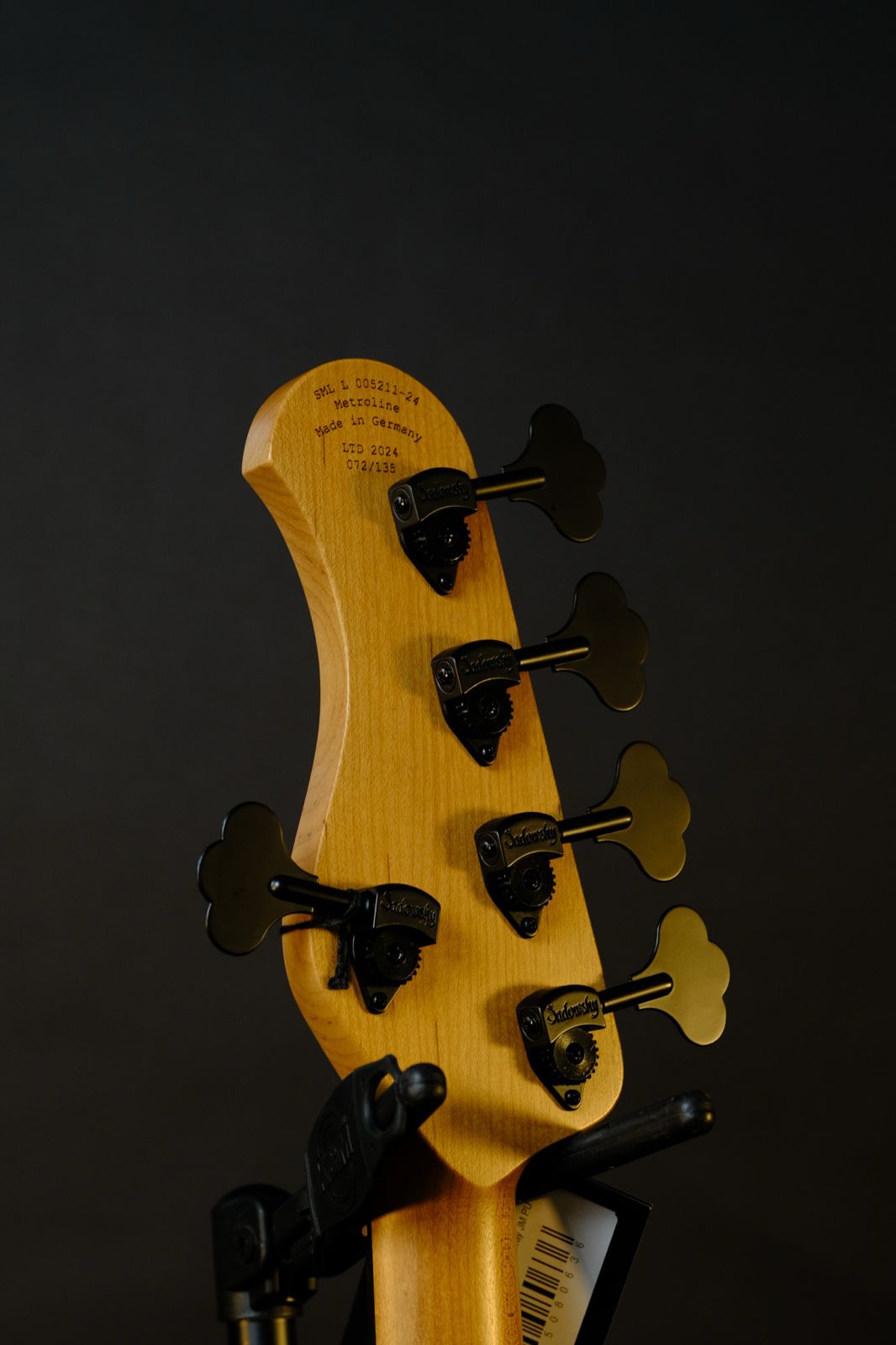 Sadowsky Metroline Limited Ed 2024 Fretless 'Padouk'