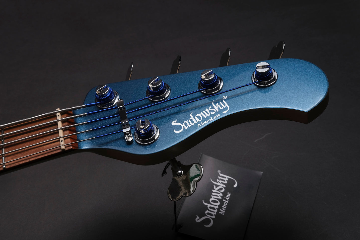 Sadowsky P-Bass Bass Freaks Ltd 5 - Dark Lake Placid Blue