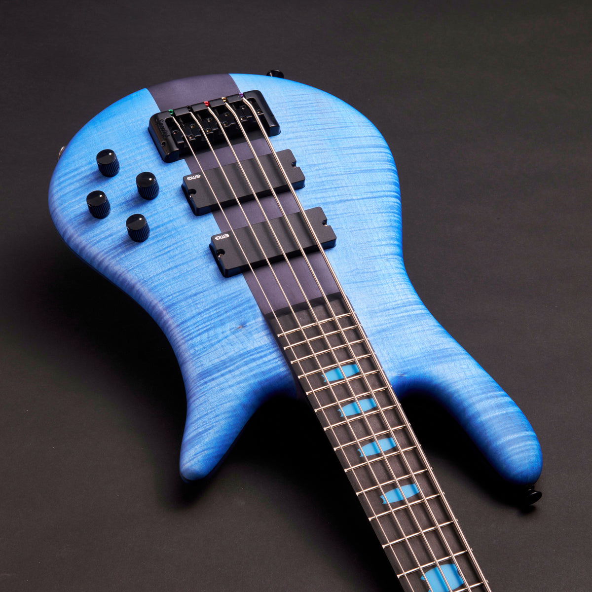 Spector Euro 5 LX Hyper Blue Matte 5-string bass at Bass Freaks