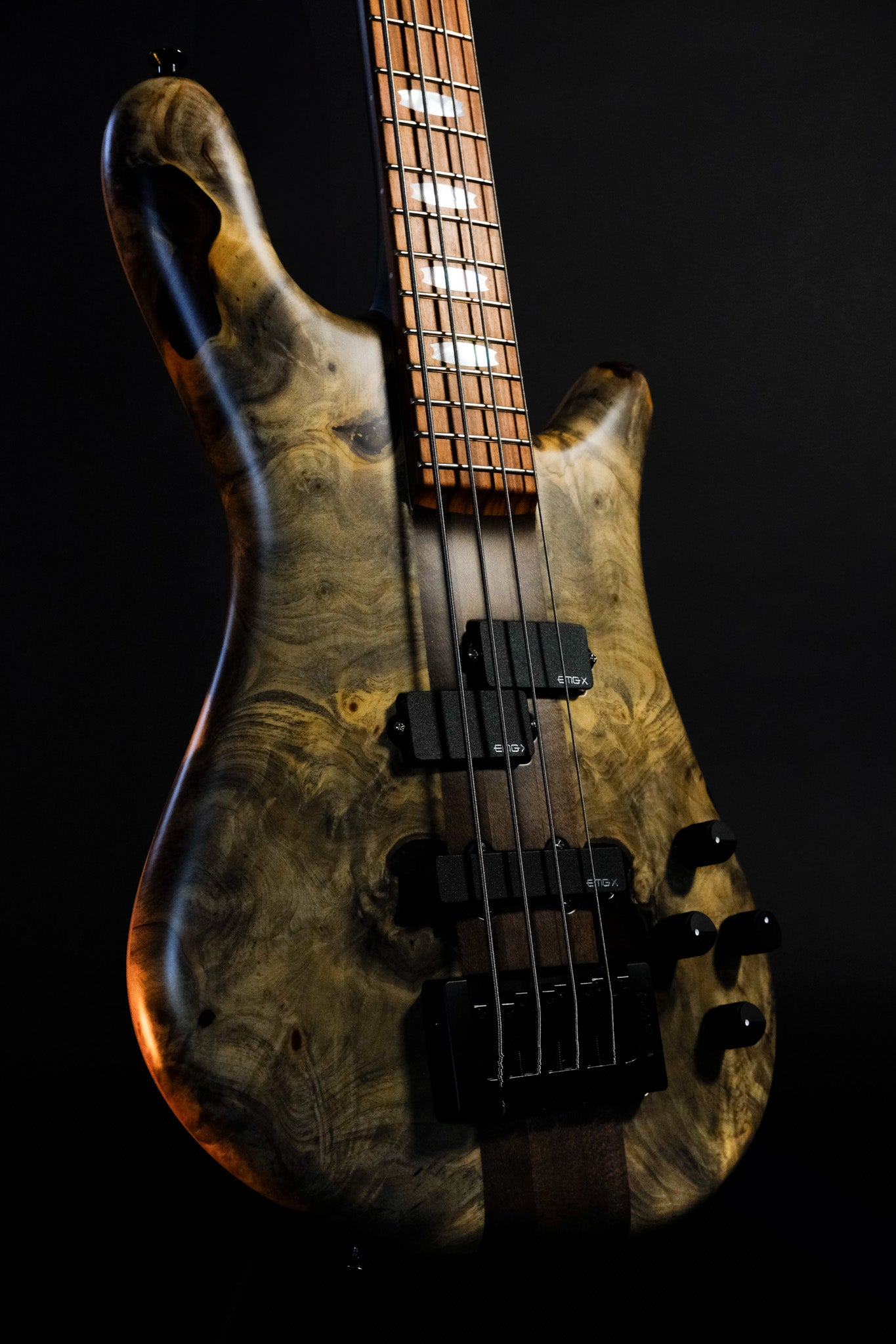 Spector USA NS2 4 Strings Neck Thru - Buckeye Burl