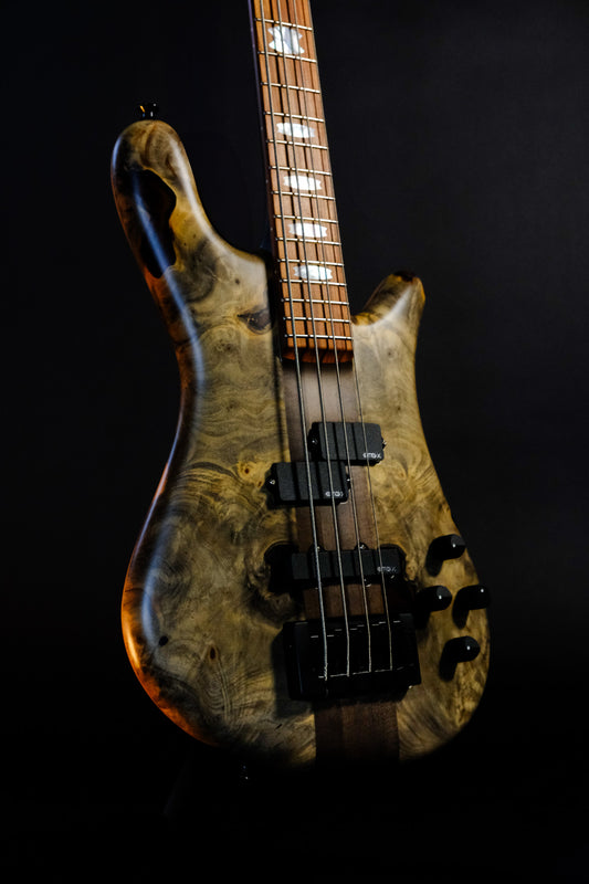 Spector USA NS2 4 Strings Neck Thru - Buckeye Burl