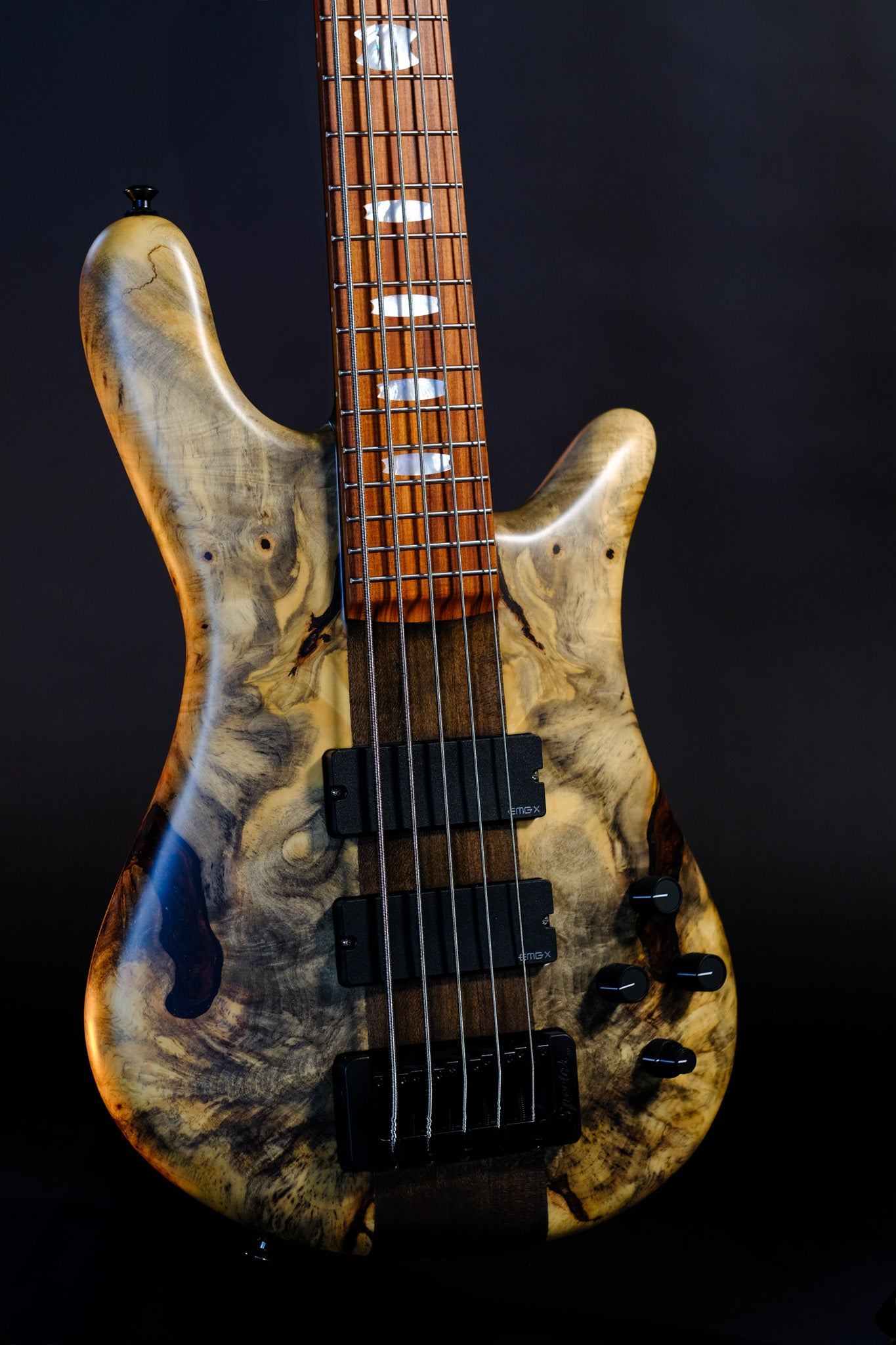 Spector USA NS-5 Neck-Thru - Buckeye Burl