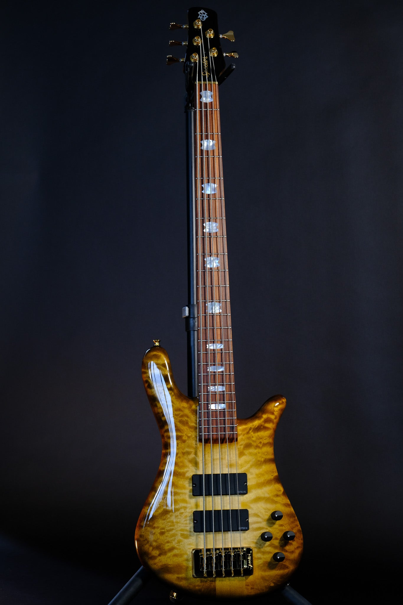 Spector USA NS-5 Neck-Thru - Cinnamon Glow