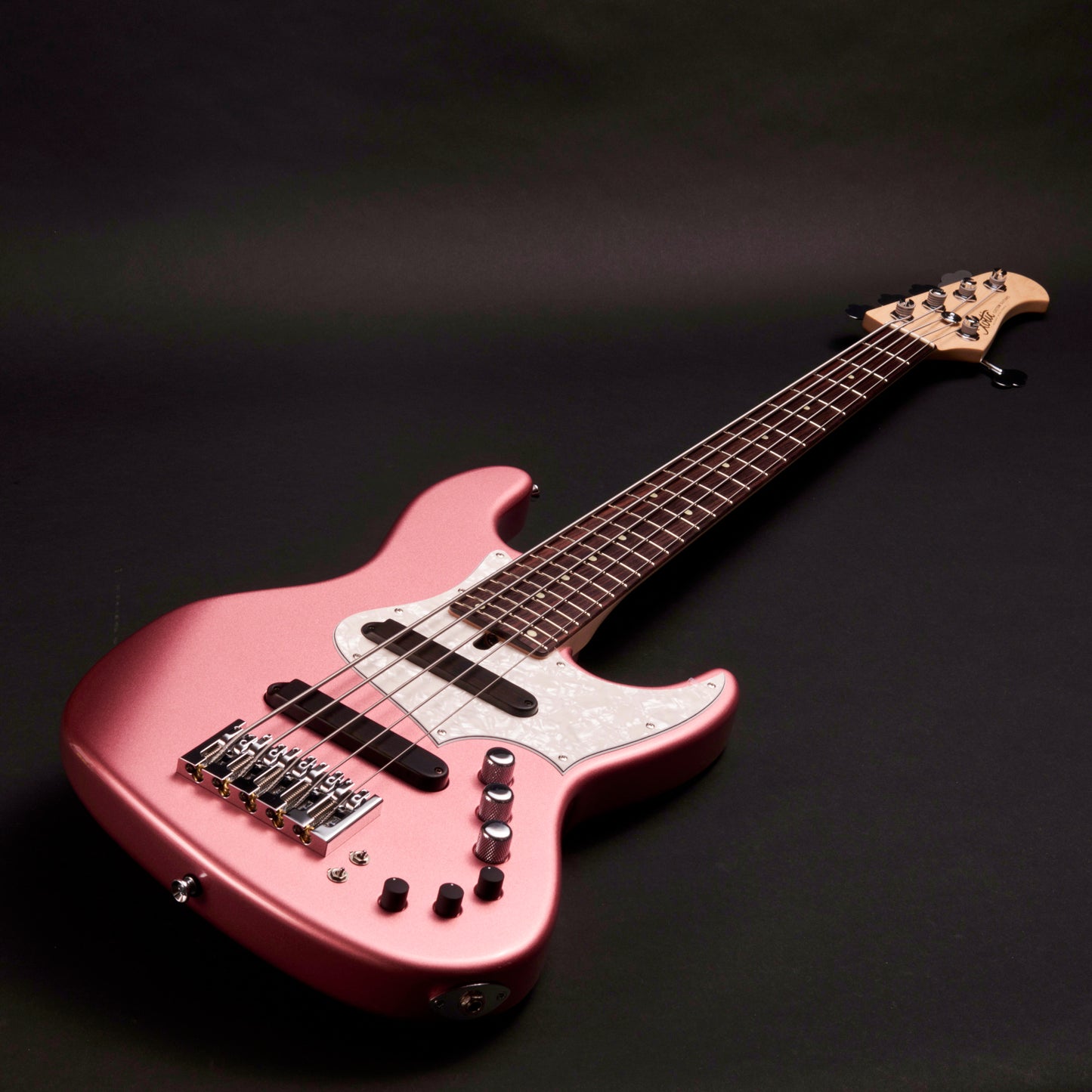 Xotic XJ-1T 5 Burgundy Mist bass at Bass Freaks