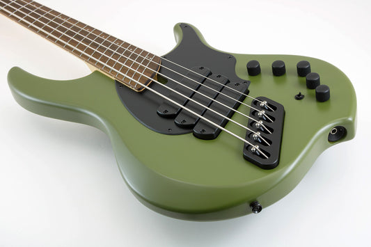 Dingwall KK3 Kyle Konkiel Signature Combustion 5 Matte Army Green bass at Bass Freaks