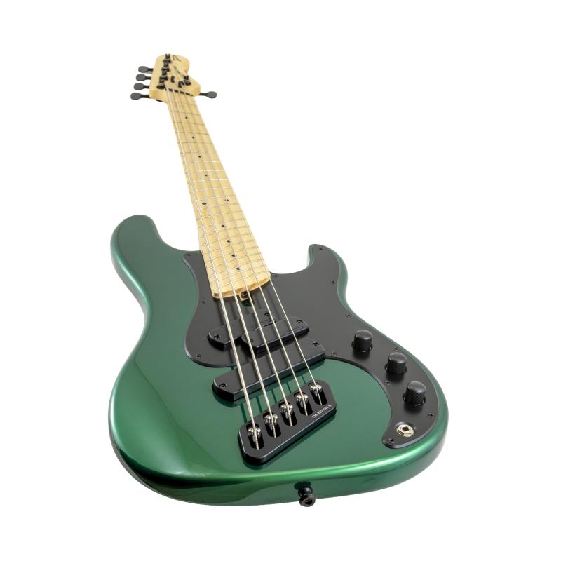 Dingwall SP1 5 Dark Candy Green front - Bass Freaks