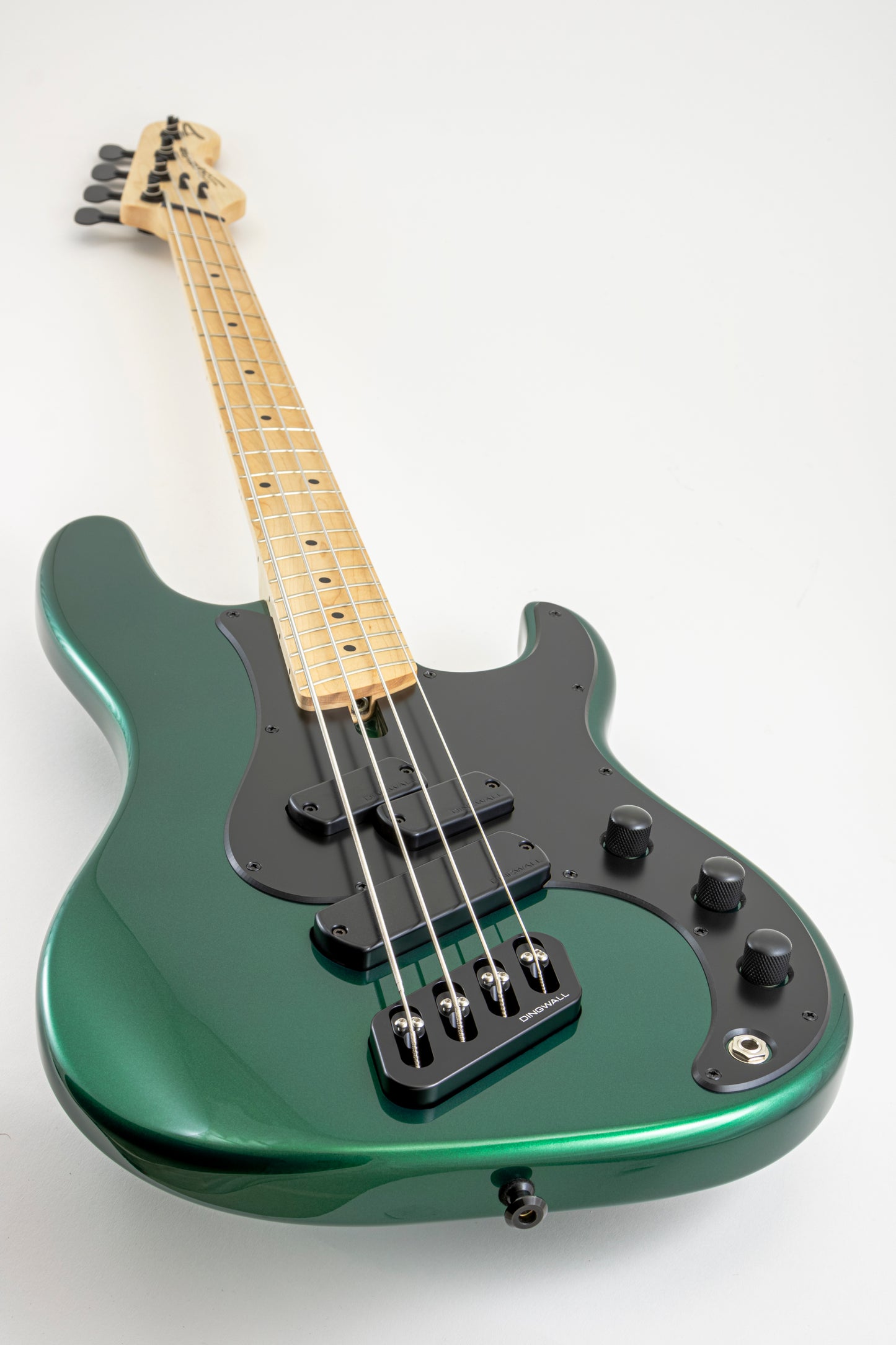 Dingwall SP1 4 Dark Candy Green front - Bass Freaks