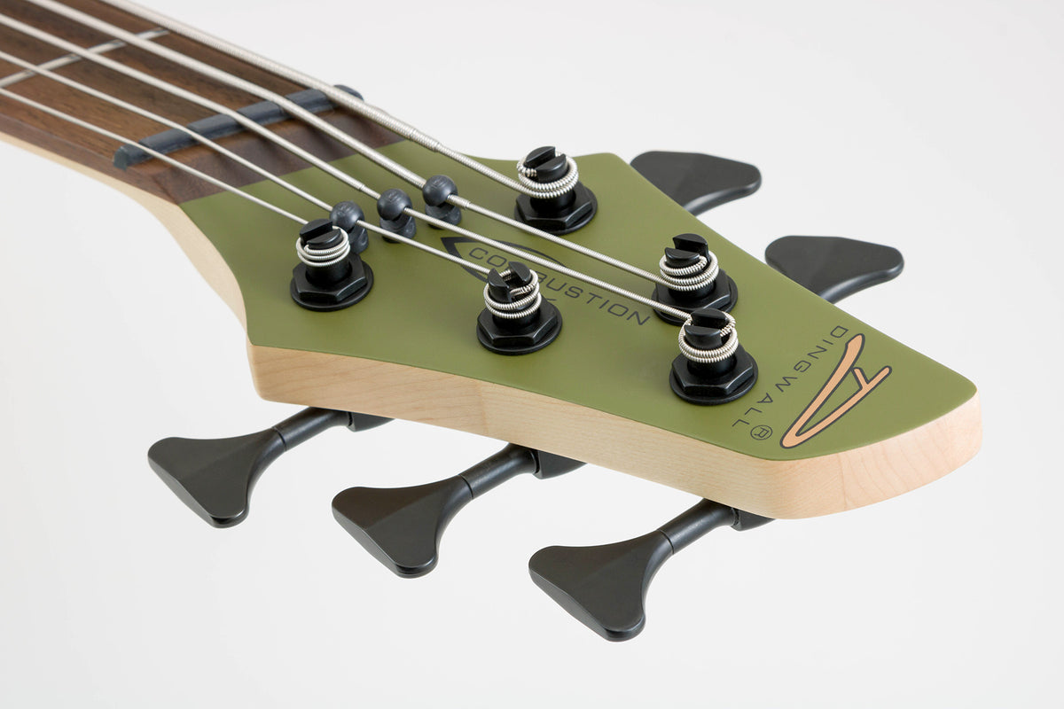 Dingwall KK3 Kyle Konkiel Signature Combustion 5 Matte Army Green bass at Bass Freaks