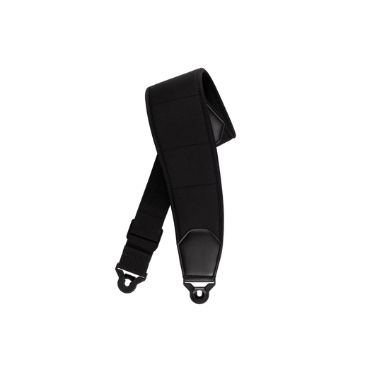 D'Addario 35BAL00-CFT Comfort Neoprene Auto Lock Strap in black, 88 mm wide