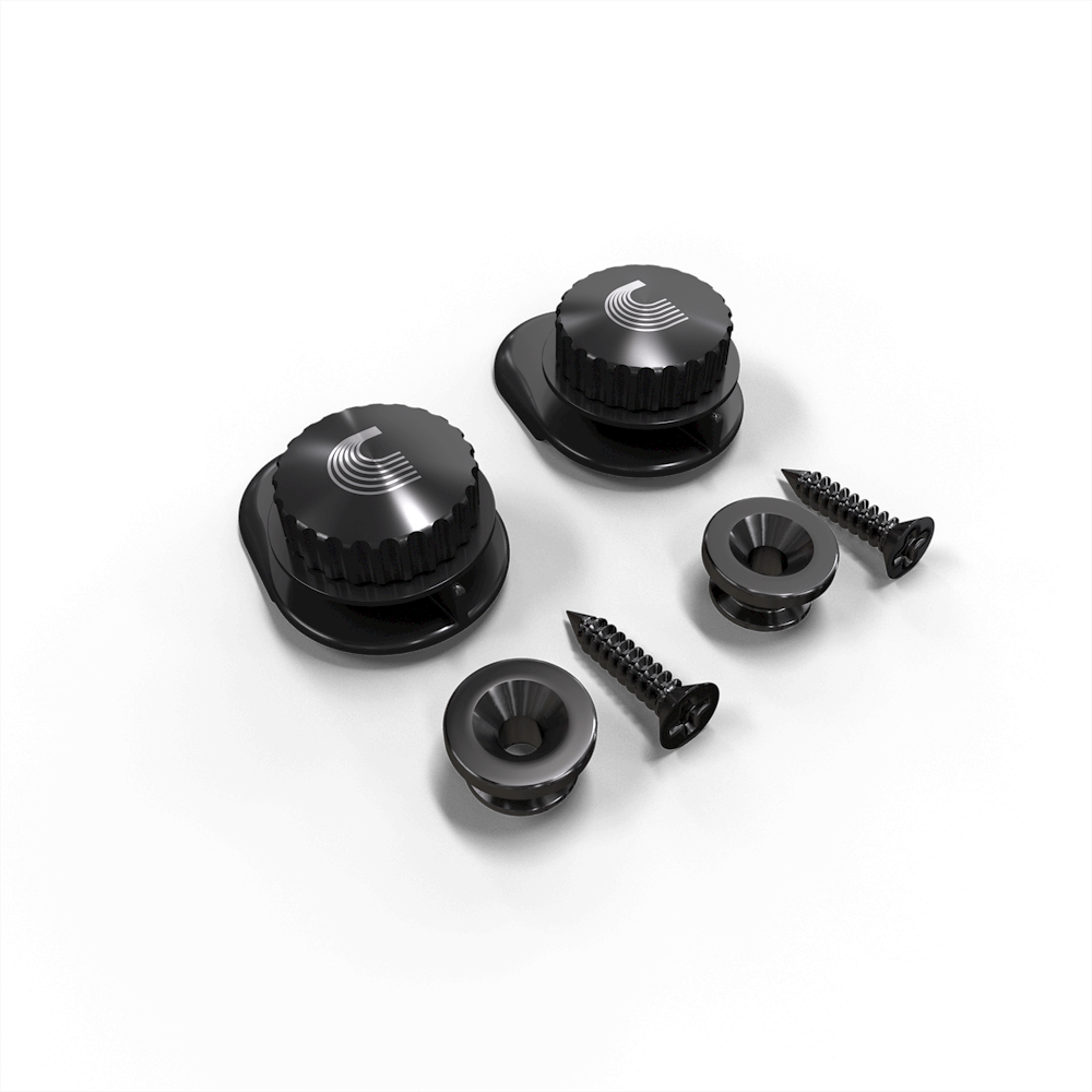 D'Addario PW-SLS-01 Universal Strap Lock System in black